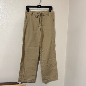 Eileen fisher Sz 6 Tan trouser / cargo style pants